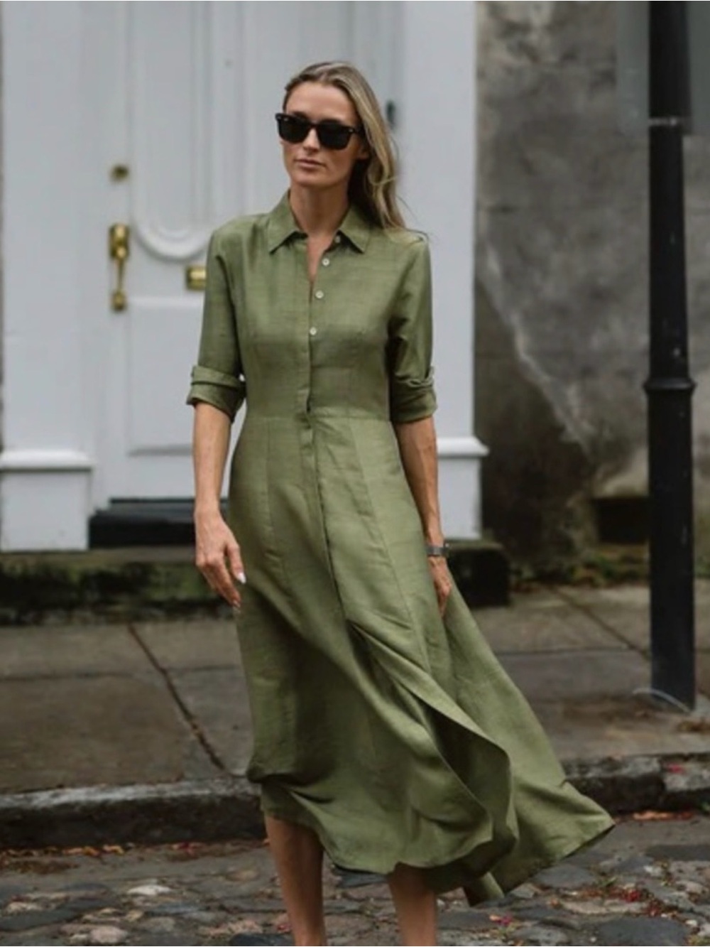 Julia Amory The Ja Shirtdress in Silk Dupioni